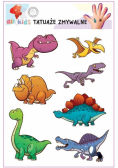 Tatuaże zmywalne dla dzieci Dinozaury