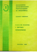 Badanie słuchu i zmysłu równowagi