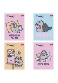 Zeszyt A5/32K kratka laminowany Pusheen (15szt)