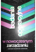 Badania operacyjne w nowoczesnym zarządzaniu