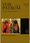 Vox patrum Antyk chrześcijański nr 40 - 41
