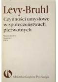 Czynności umysłowe w społeczeństwach pierwotnych