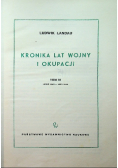 Kronika lat wojny i okupacji tom III