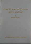 Modlitwa codzienna ludu Bożego II Księga czytań