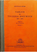Tablice do tyczenia krzywych Część II