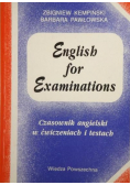 English for Examinations