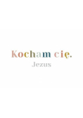 Karnet - Kocham Cię. Jezus