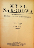 Myśl Narodowa rok 1933 tom 2 nr 29 55 1933 r.