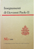 Insegnamenti di Giovanni Paolo II tom XI część 1