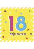 Karnet Urodziny 18