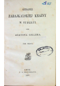 Opisanie Zabajkalskiej Krainy w Syberyi Tom III 1867 r.