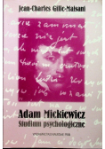 Adam Mickiewicz Studium psychologiczne