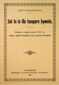 Jak to in illo tempore bywało reprint z 1896 r.