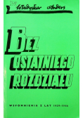 Bez ostatniego rozdziału