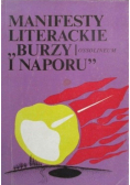 Manifesty literackie burzy i naporu
