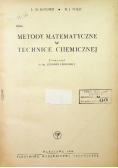 Metody matematyczne w technice chemicznej