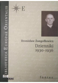 Żongołłowicz Dzienniki 1930 - 1936