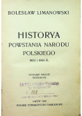 Historya powstania narodu Polskiego 1863 i 1864 1909 r.