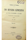 Święta Brygida Szwedzka Tom II 1897 r.