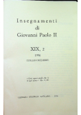 Insegnamenti di Giovanni Paolo II Tom XIX Część 2 1996