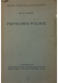 Przysłowia polskie 1933 r.