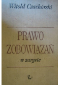 Prawo zobowiązań w zarysie