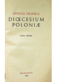 Officia Propria Dioecesium Poloniae tom 1 i 2