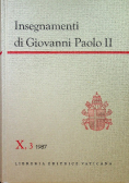 Insegnamenti di Giovanni Paolo II tom X część 3