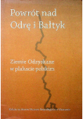 Powrót nad Odrę i Bałtyk