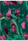 Karnet B6 z kopertą Marble Butterflies