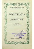 Rozmyślania i modlitwy