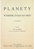 Planety i warunki życia na nich 1913 r.