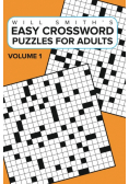 Easy Crossword Puzzles For Adults -Volume 1