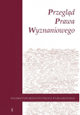 Przegląd Prawa Wyznaniowego Tom 1
