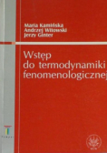 Wstęp do termodynamiki fenomenologicznej