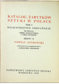 Katalog zabytków sztuki w Polsce Tom V Województwo Poznańskie Zeszyt 16