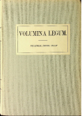 Volumina legum tom I reprint z 1859 r.