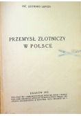 Przemysł złotniczy w Polsce 1933 r.