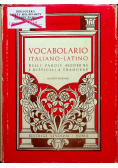 Vocabolario Italiano Latino