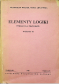 Elementy logiki wykłady dla prawników