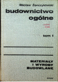 Budownictwo ogólne Tom 1