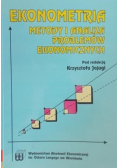 Ekonometria Metody i analiza problemów ekonomicznych