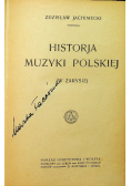 Historja Muzyki Polskiej 1920 r.