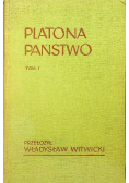 Platona Państwo Tom I