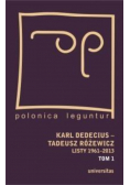 Karl Dedecius Tadeusz Różewicz Listy 1961 - 2013 Tom 1