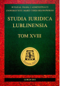 Studia Iuridica Lublinensia tom XVIII