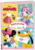 Minnie. Naklejam i koloruje