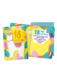 Karnet B6 Urodziny 18