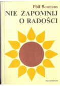 Nie zapomnij o radości