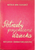 Potrzeby psychiczne dziecka